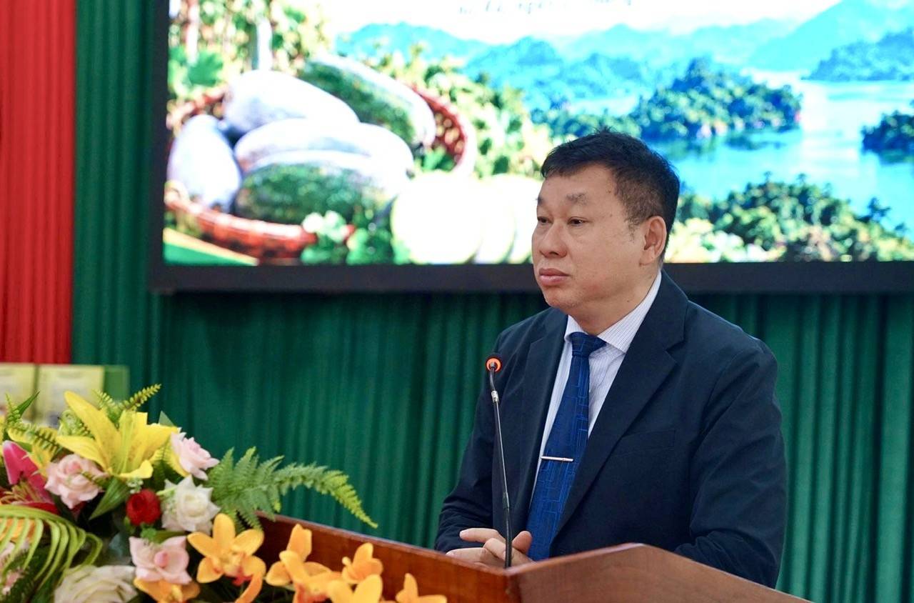 Trần Lê Hồng, Phó Cục trưởng Cục Sở hữu trí tuệ phát biểu tại Hội nghị