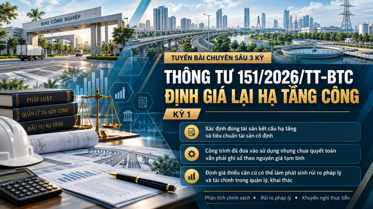Thông tư 151/2026/TT-BTC: Định giá hạ tầng công, doanh nghiệp cần lưu ý những rủi ro gì?