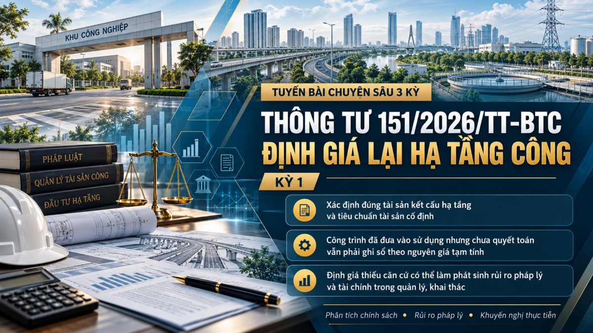 Thông tư 151/2026/TT-BTC: Định giá hạ tầng công, doanh nghiệp cần lưu ý những rủi ro gì?
