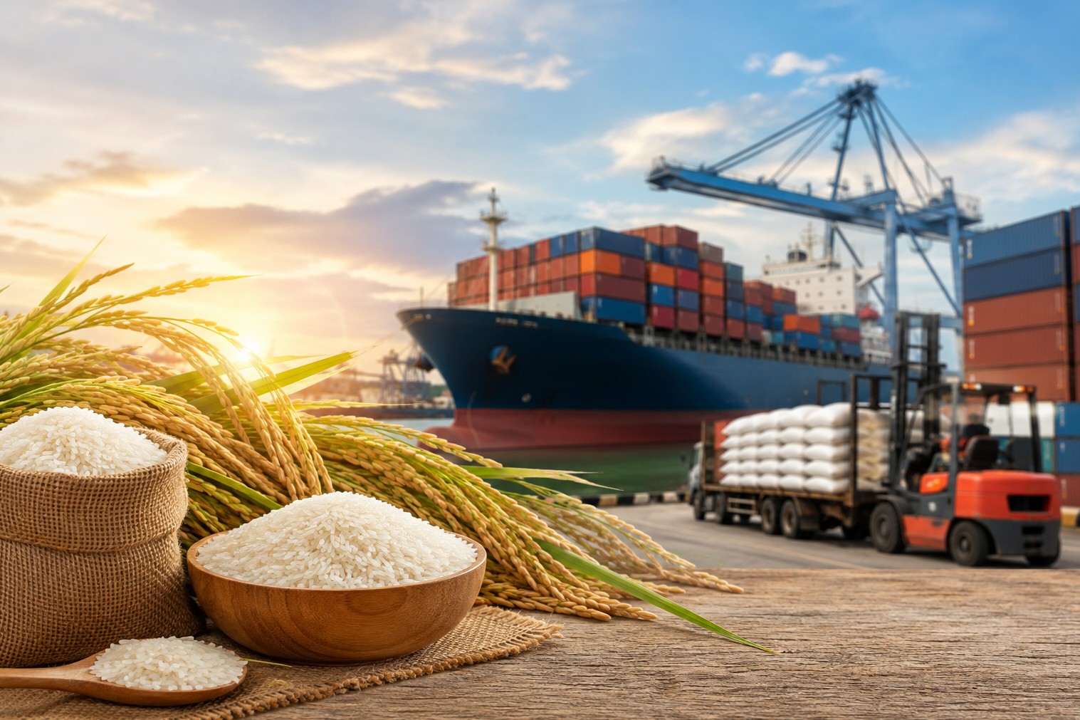 Xuất khẩu gạo hướng tới mốc 8 triệu tấn, doanh nghiệp Việt đối mặt áp lực cạnh tranh