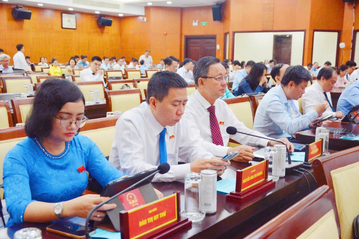 Các  Đại  biểu  tham  dự  Kỳ  họp. Ảnh- Bích  Liên