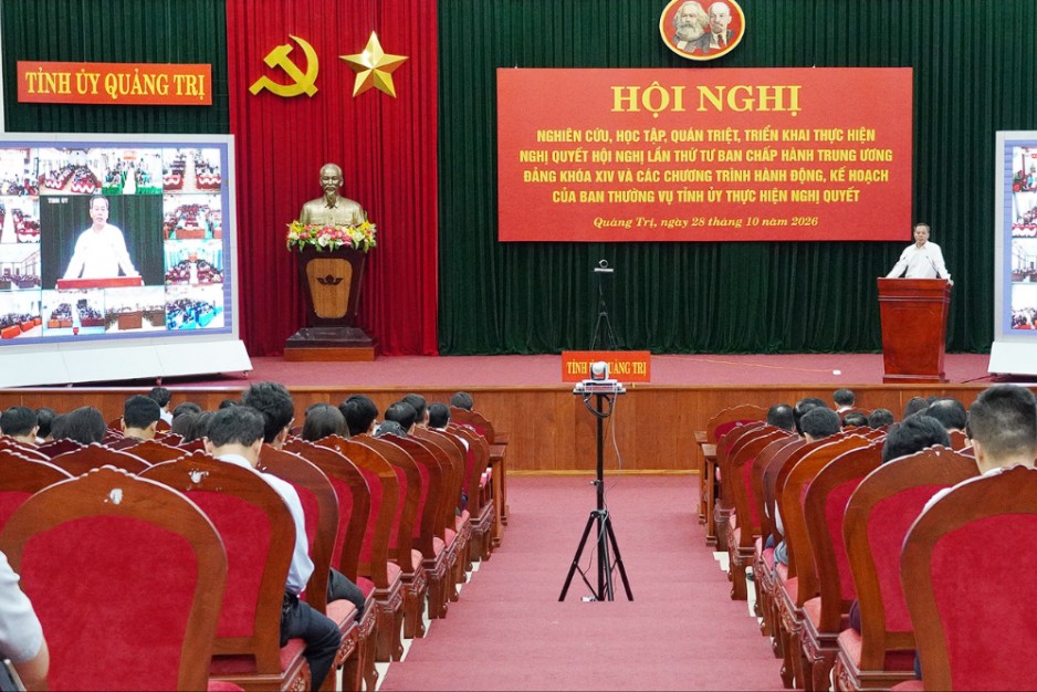 Quảng Trị quán triệt Nghị quyết Hội nghị Trung ương 4 khóa XIV, tạo chuyển biến thực tiễn tại địa phương