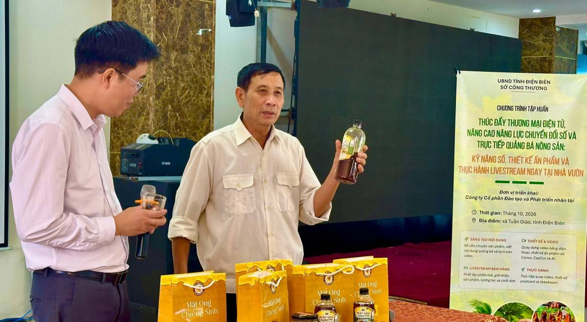 Tuần Giáo (Điện Biên) thúc đẩy thương mại điện tử, mở rộng thị trường nông sản