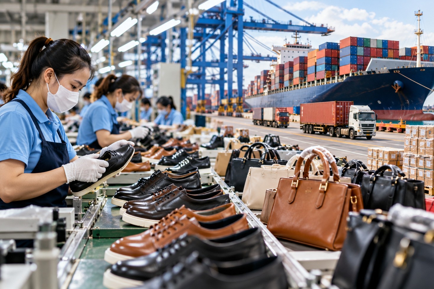 Xuất khẩu da giày, túi xách đạt gần 22 tỷ USD, doanh nghiệp đón cơ hội tăng trưởng