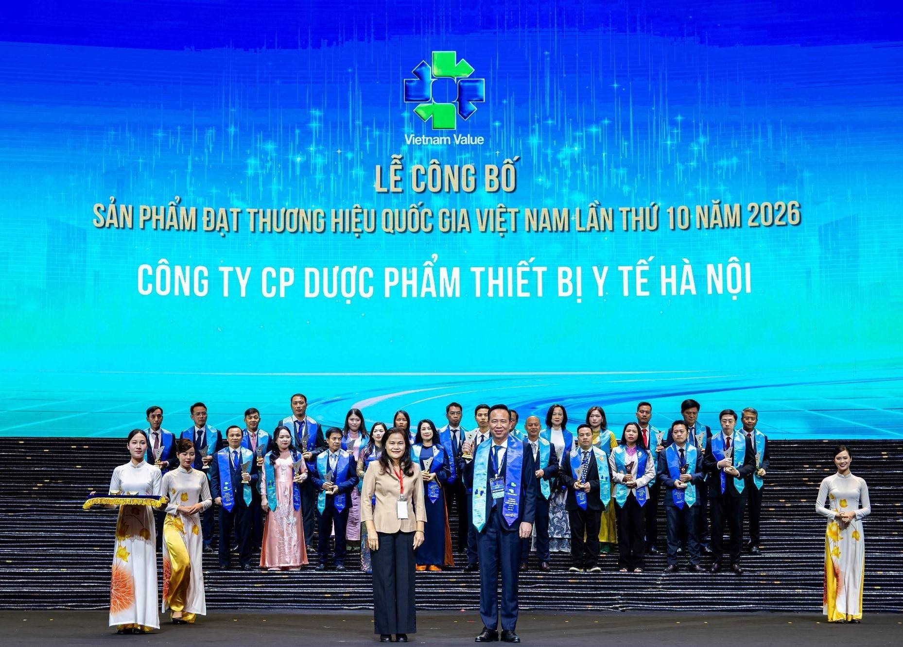 Hapharco được vinh danh Thương hiệu Quốc gia 2026: Khẳng định uy tín trong ngành dược phẩm