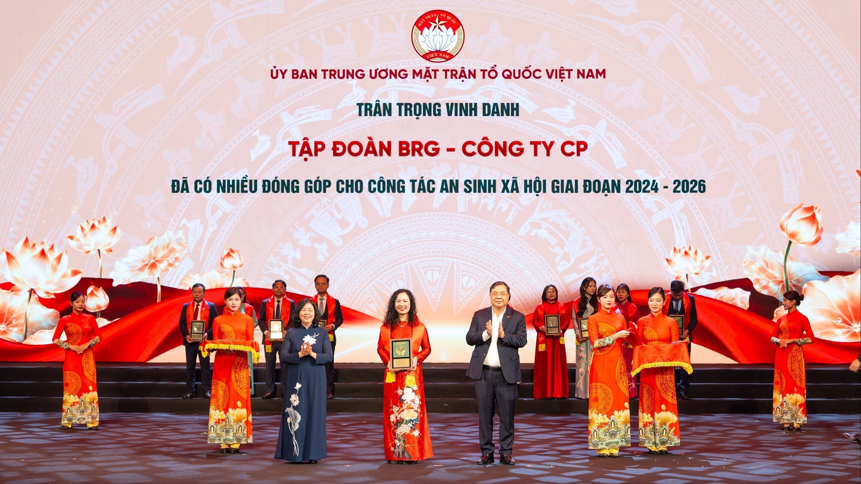 Tập đoàn BRG được vinh danh vì những đóng góp tích cực cho công tác an sinh xã hội