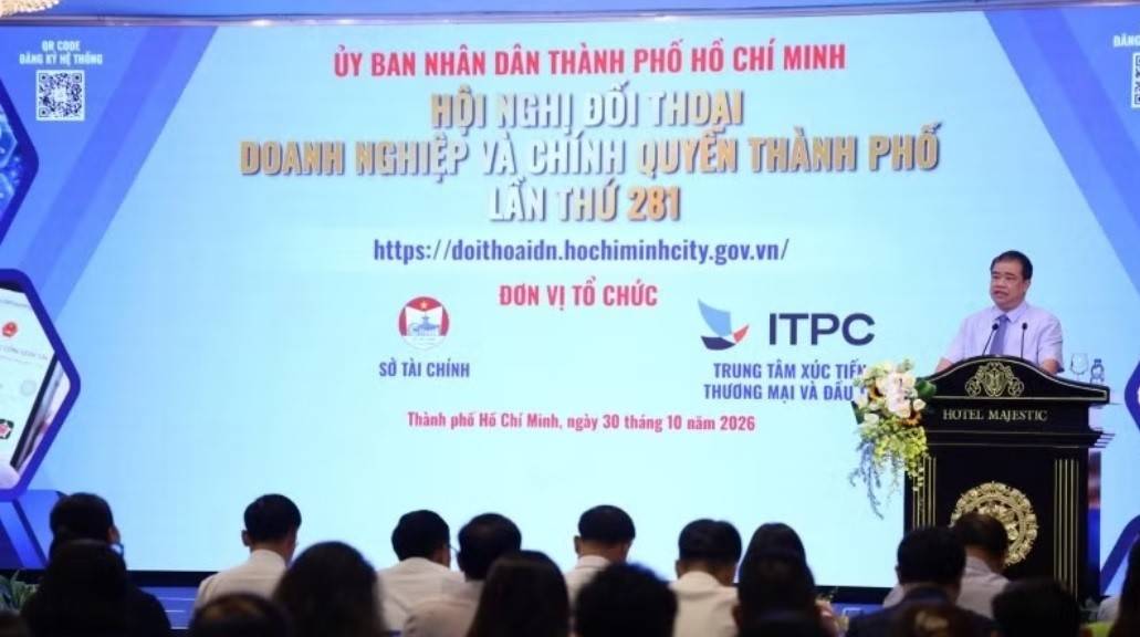 Ngày 30/10, Trung tâm Xúc tiến Thương mại và Đầu tư Thành phố Hồ Chí Minh (ITPC) phối hợp Sở Tài chính Thành phố Hồ Chí Minh tổ chức Hội nghị Đối thoại Doanh nghiệp-Chính quyền thành phố với chuyên đề về lĩnh vực đăng ký đầu tư, đăng ký doanh nghiệp.