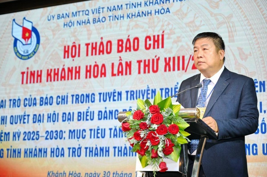 Trên 100 nhà báo, phóng viên dự Hội thảo Báo Chí Khánh Hòa lần thứ I, nhiệm kỳ 2025 - 2030