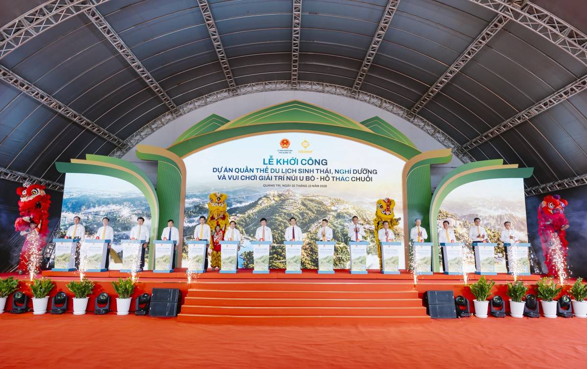 Ngày 30/10/2026, Tập đoàn Sun Group đã khởi công Quần thể du lịch sinh thái, nghỉ dưỡng và vui chơi giải trí núi U Bò – hồ Thác Chuối tổng vốn đầu tư hơn 16.234 tỷ đồng