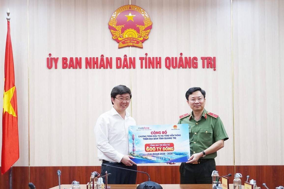 Quảng Trị và MobiFone thúc đẩy hợp tác chuyển đổi số, đầu tư hạ tầng viễn thông