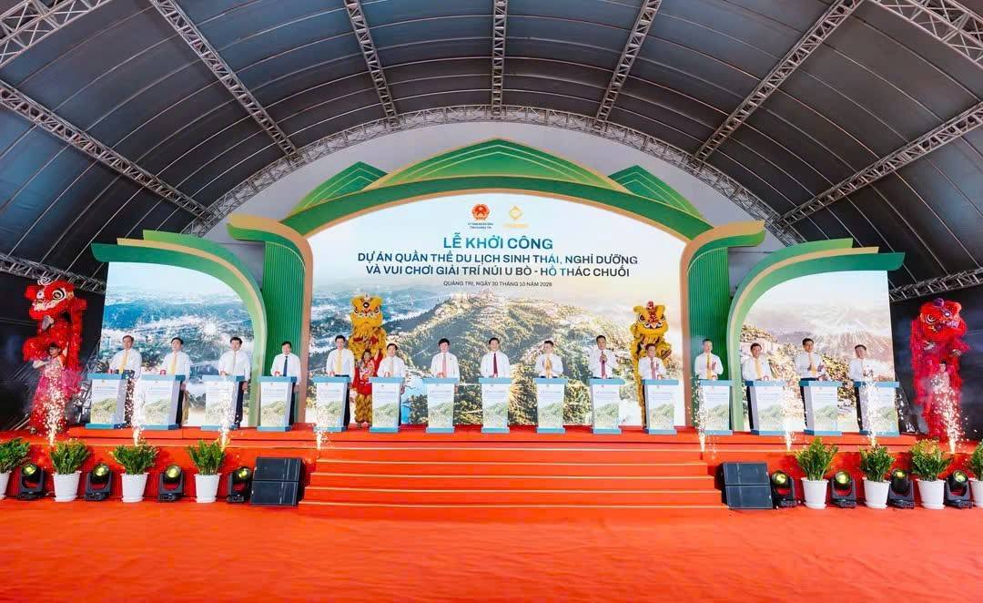 Quảng Trị khởi công tổ hợp du lịch núi U Bò – hồ Thác Chuối quy mô hơn 16.200 tỷ đồng