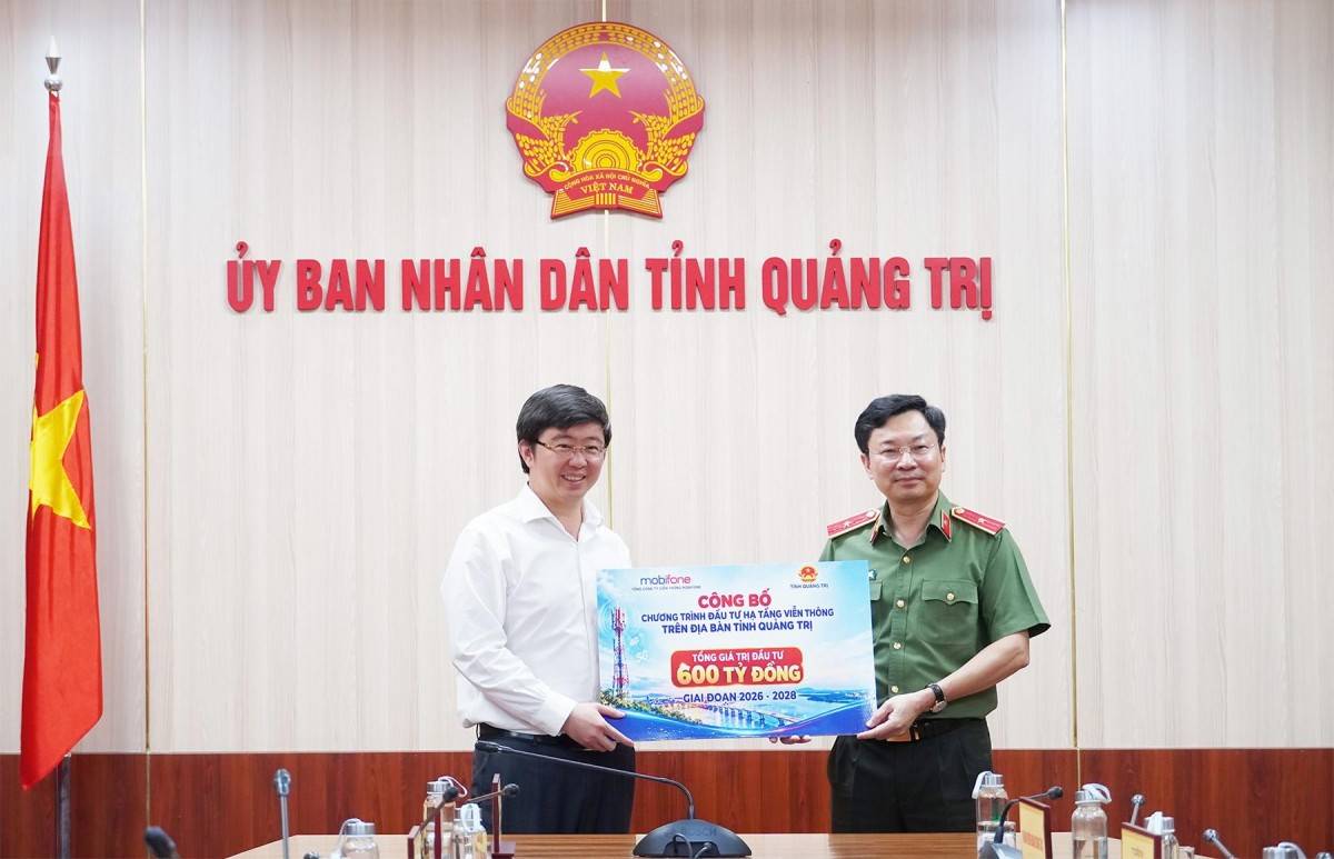 Quảng Trị và MobiFone thúc đẩy hợp tác chuyển đổi số, đầu tư hạ tầng viễn thông