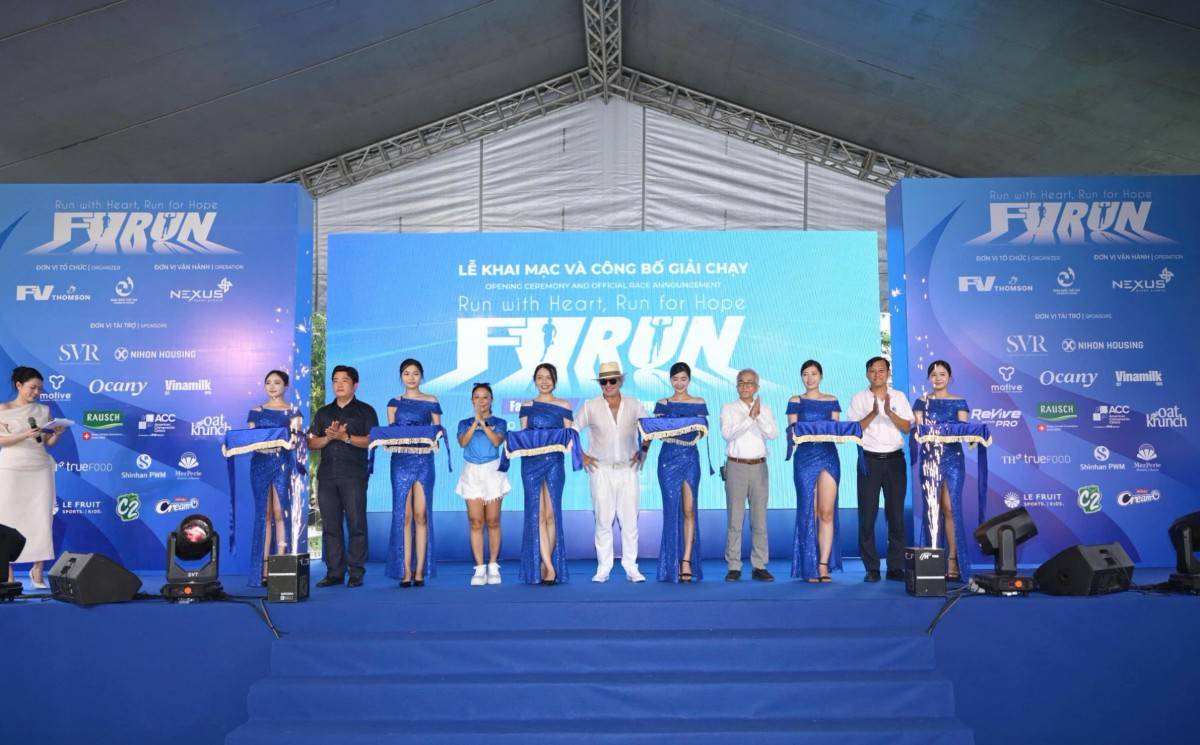 FV RUN 2026 thu hút hơn 3.300 vận động viên, dành 1 tỷ đồng hỗ trợ trẻ em khó khăn