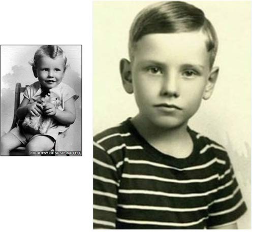 Ảnh Warren Buffett thời nhỏ.