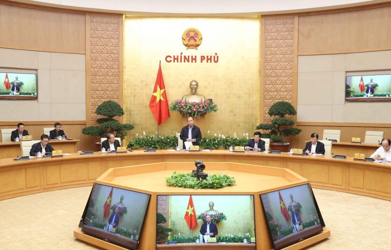 Ủy vi&amp;ecirc;n Bộ Ch&amp;iacute;nh trị, Thủ tướng Ch&amp;iacute;nh phủ Nguyễn Xu&amp;acirc;n Ph&amp;uacute;c chủ tr&amp;igrave; phi&amp;ecirc;n họp Thường trực Ch&amp;iacute;nh phủ với Ban Chỉ đạo quốc gia ph&amp;ograve;ng, chống dịch Covid-19