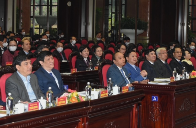 Thủ tướng Nguyễn Xu&amp;acirc;n Ph&amp;uacute;c dự Hội nghị Y tế to&amp;agrave;n quốc