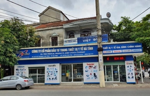 Trụ sở C&amp;ocirc;ng ty Cổ phần Đầu tư trang thiết bị y tế H&amp;agrave; Tĩnh