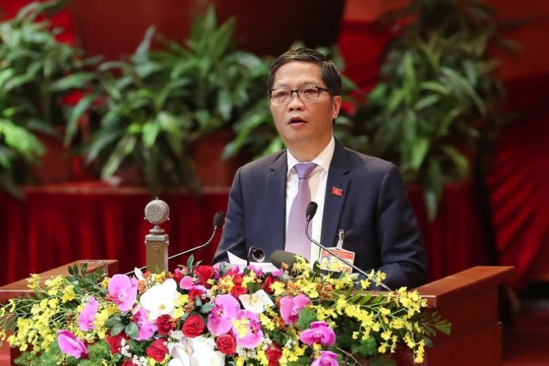 Bộ trưởng Trần Tuấn Anh ph&amp;aacute;t biểu tại Đại hội đại biểu to&amp;agrave;n quốc lần thứ XIII của Đảng s&amp;aacute;ng 28/1