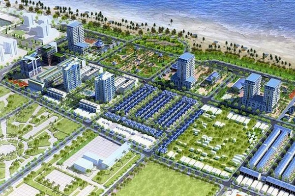 Phối cảnh tổng thể khu kinh tế Nghi Sơn