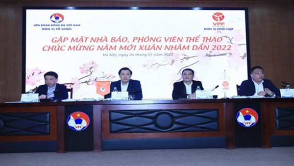 Liên đoàn Bóng đá Việt Nam gặp mặt báo chí  nhân dịp xuân Nhâm Dần 2022