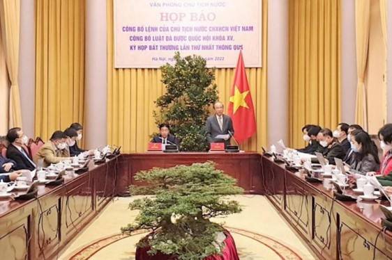 Công bố Luật sửa đổi, bổ sung một số điều của 9 luật