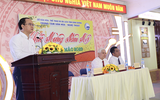 &amp;Ocirc;ng Nguyễn Khoa Hải - Gi&amp;aacute;m đốc Sở VHTTDL b&amp;aacute;o c&amp;aacute;o kết quả hoạt động của ng&amp;agrave;nh trong năm 2022