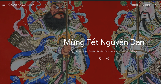 Google Xu hướng lần đầu thiết kế trang t&amp;igrave;m kiếm d&amp;agrave;nh ri&amp;ecirc;ng cho dịp Tết tại Việt Nam.