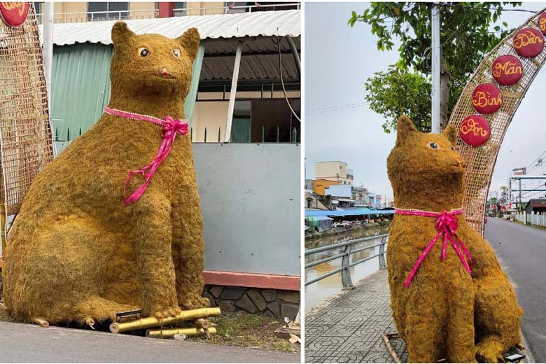 Linh vật mèo ở các địa phương Tết Nguyên Đán Quý Mão 2023