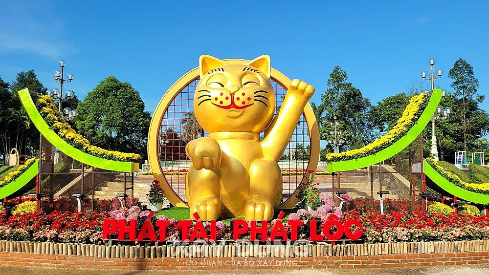 Linh vật mèo ở các địa phương Tết Nguyên Đán Quý Mão 2023