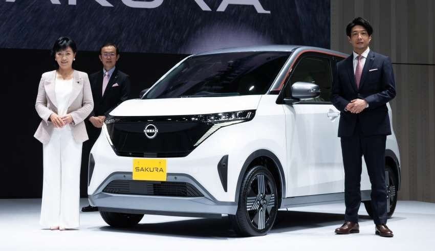 chiếc xe điện Nissan Sakura,