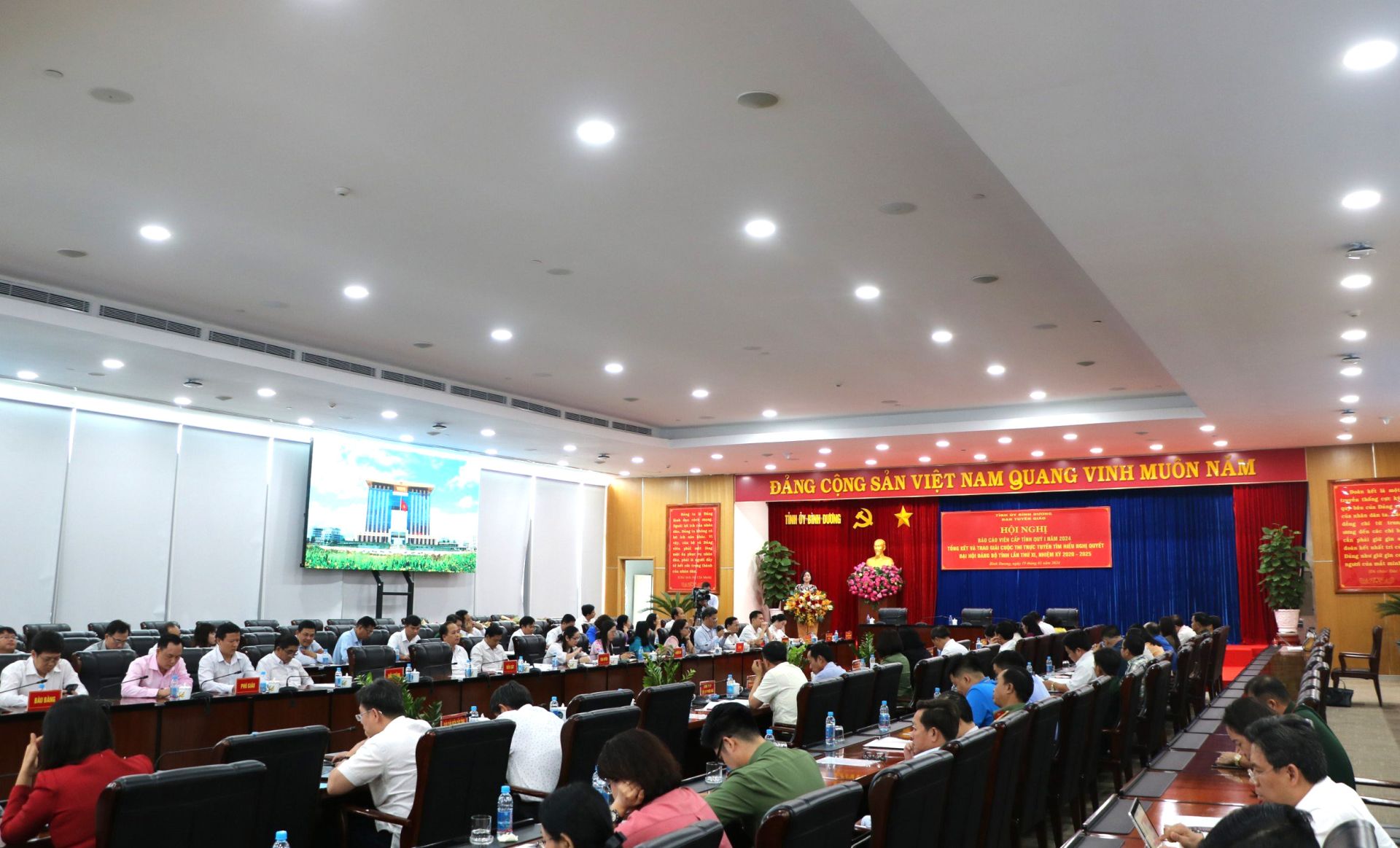 Ban Tuy&amp;ecirc;n gi&amp;aacute;o Tỉnh uỷ đ&amp;atilde; tổ chức Hội nghị b&amp;aacute;o c&amp;aacute;o vi&amp;ecirc;n qu&amp;yacute; I/2024