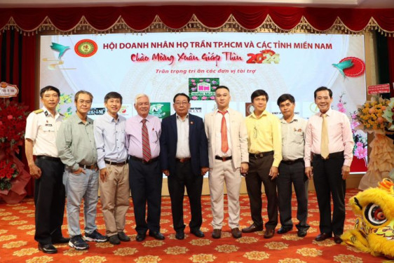 Hội Doanh nhân họ Trần TP.HCM và các tỉnh miền Nam tổ chức lễ họp mặt đầu năm nhân dịp Tết Giáp Thìn 2024