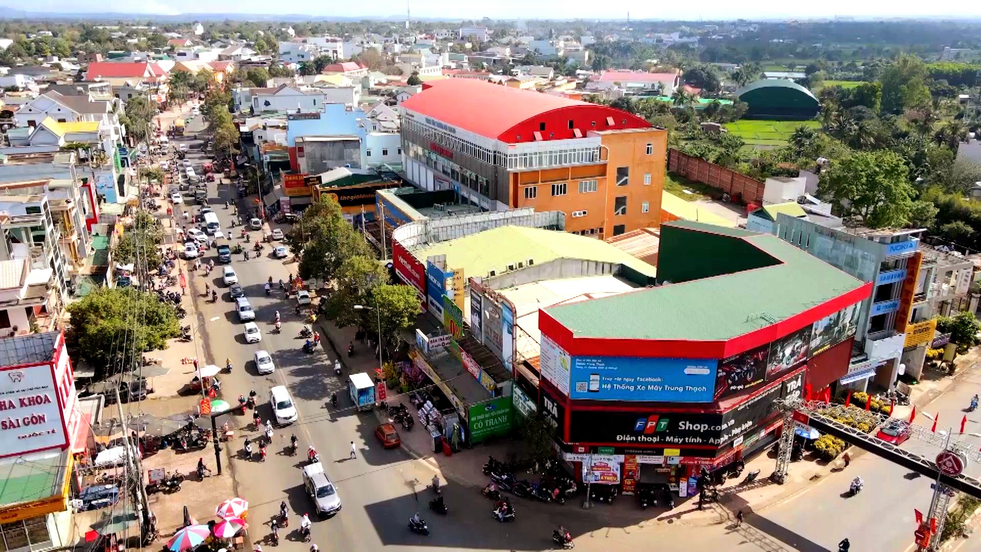 Thị trấn Ea Kar đang được đầu tư x&amp;acirc;y dựng khang trang