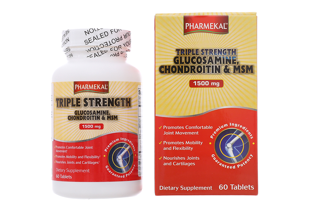 Thực phẩm chức năng Triple Strength Glucosamine hỗ trợ chức năng vận động cơ xương khớp, ngăn chặn tho&amp;aacute;i h&amp;oacute;a, t&amp;aacute;i tạo phục hồi m&amp;ocirc; sụn khớp bị tổn thương