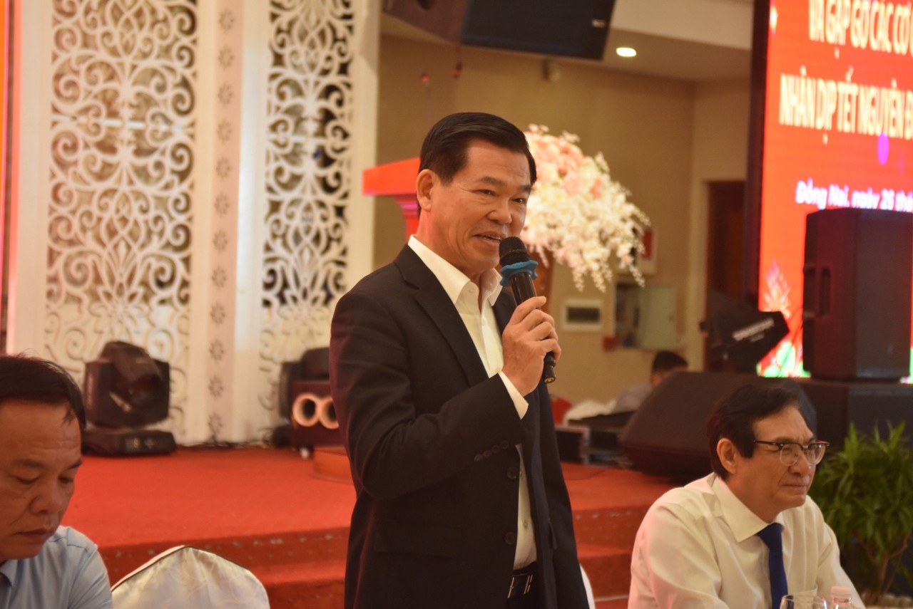 B&amp;iacute; thư tỉnh ủy Đồng Nai Nguyễn Hồng Lĩnh ph&amp;aacute;t biểu tại buổi gặp mặt l&amp;atilde;nh đạo c&amp;aacute;c cơ quan b&amp;aacute;o ch&amp;iacute;