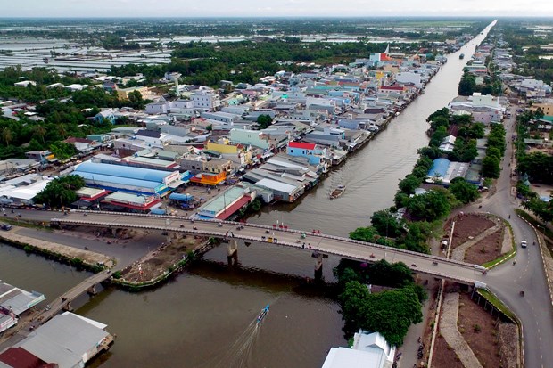 Diện mạo n&amp;ocirc;ng th&amp;ocirc;n v&amp;ugrave;ng đồng b&amp;agrave;o d&amp;acirc;n tộc Khmer ở huyện Vĩnh Thuận, tỉnh Ki&amp;ecirc;n Giang ng&amp;agrave;y c&amp;agrave;ng khởi sắc (Ảnh: An Hiếu)