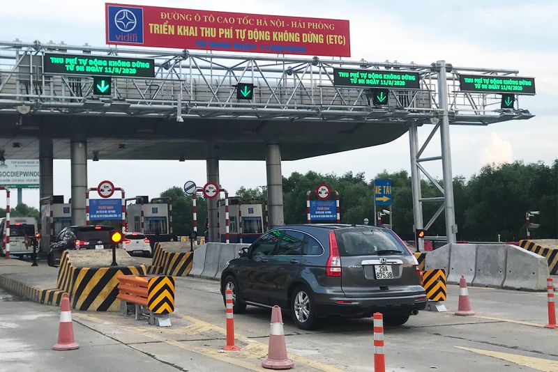 Thu ph&amp;iacute; kh&amp;ocirc;ng dừng tr&amp;ecirc;n cao tốc H&amp;agrave; Nội - Hải Ph&amp;ograve;ng minh bạch v&amp;agrave; hiệu quả