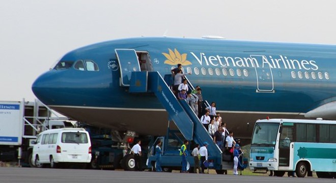 M&amp;aacute;y bay của h&amp;atilde;ng Vietnam Airlines