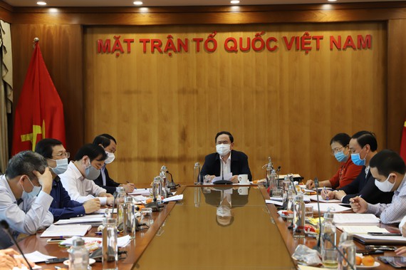 MTTQ Việt Nam: chủ động lựa chọn h&amp;igrave;nh thức tổ chức hội nghị ph&amp;ugrave; hợp th&amp;ocirc;ng qua ứng dụng c&amp;ocirc;ng nghệ th&amp;ocirc;ng tin.