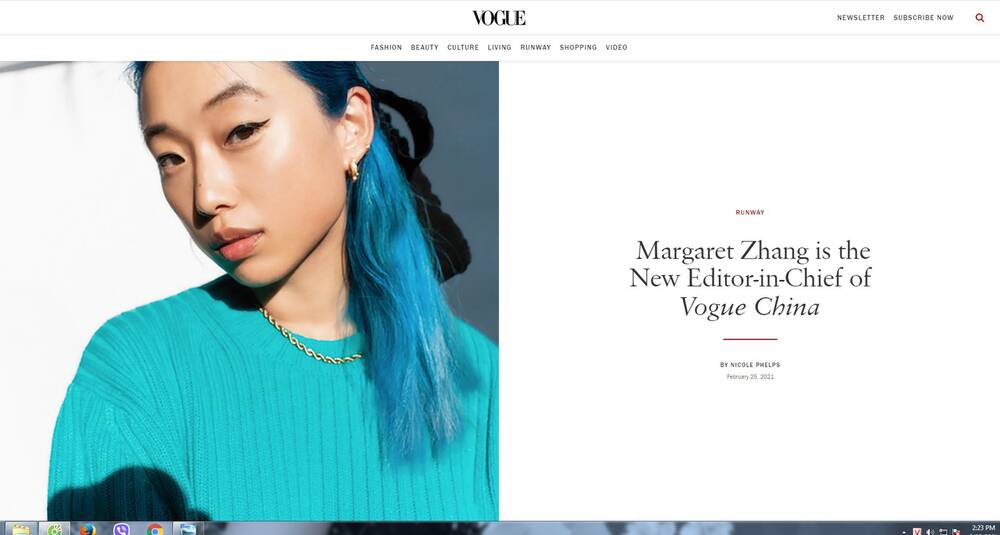 Tờ Vogue Mỹ cũng c&amp;oacute; b&amp;agrave;i viết ca ngợi về c&amp;ocirc; n&amp;agrave;ng Tổng bi&amp;ecirc;n tập trẻ tuổi Margaret. Hiện c&amp;ocirc; n&amp;agrave;ng c&amp;oacute; lượng followers gần 1,2 triệu người tr&amp;ecirc;n trang instagram c&amp;aacute; nh&amp;acirc;n
