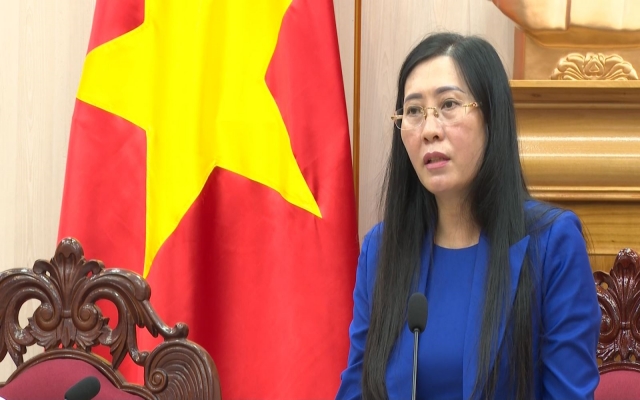 B&amp;iacute; thư Tỉnh ủy Quảng Ng&amp;atilde;i B&amp;ugrave;i Thị Quỳnh V&amp;acirc;n