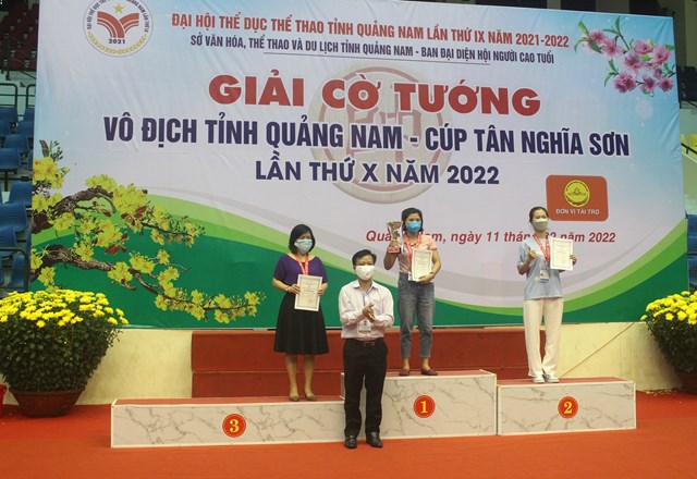 Giải to&amp;agrave;n đo&amp;agrave;n, giải nhất thuộc về đội TP Hội An; giải nh&amp;igrave; thuộc về đội thị x&amp;atilde; Điện B&amp;agrave;n v&amp;agrave; giải ba thuộc về đội huyện Ti&amp;ecirc;n Phước.