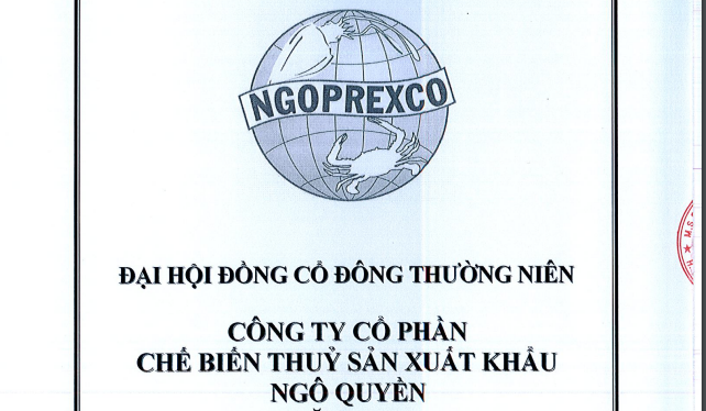 Chế biến Thủy sản xuất khẩu Ng&amp;ocirc; Quyền muốn huy động 103 tỷ đồng từ cổ phiếu