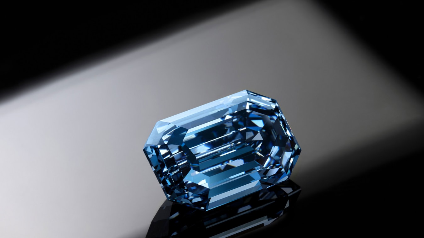 Vi&amp;ecirc;n kim cương xanh 'The De Beers Cullinan Blue'