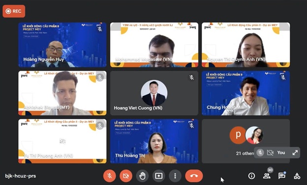 C&amp;aacute;c chuy&amp;ecirc;n gia tại PwC Việt Nam tham gia v&amp;agrave;o Dự &amp;aacute;n Mey