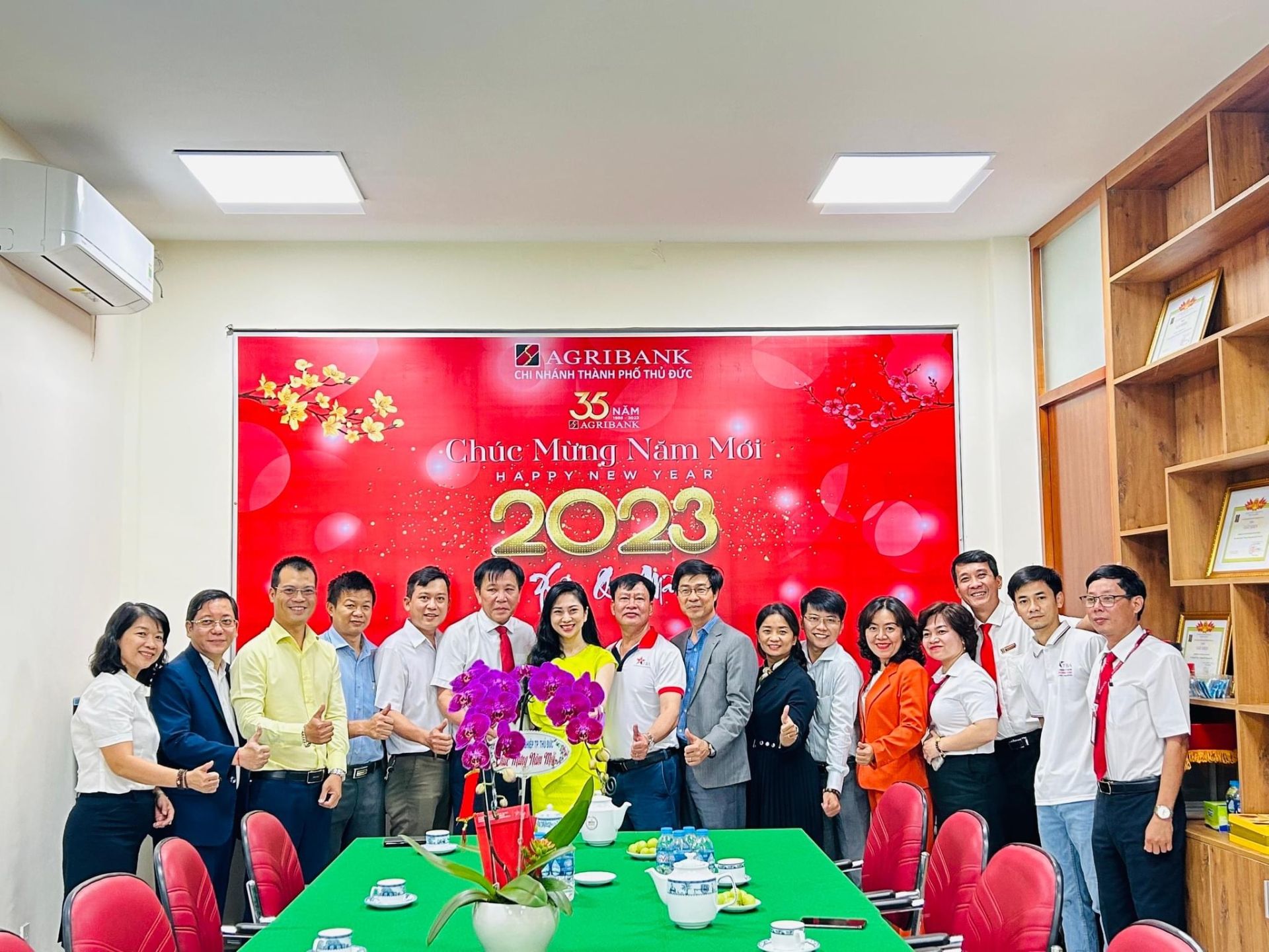 Hội DN TPHCM ch&amp;uacute;c mừng Ng&amp;acirc;n h&amp;agrave;ng Agribank năm 2023