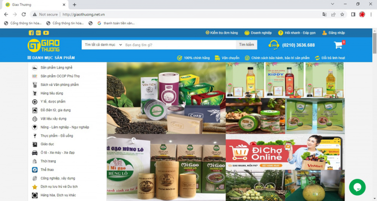 S&amp;agrave;n giao dịch TMĐT tỉnh Ph&amp;uacute; Thọ giaothuong.net.vn
