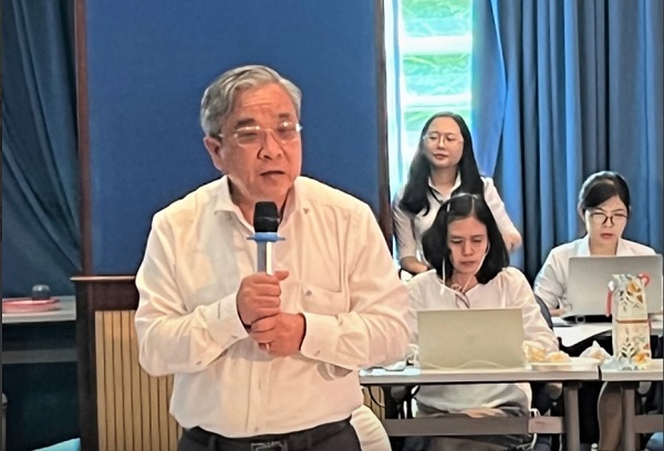 Chủ tịch HUBA Nguyễn Ngọc H&amp;ograve;a mong muốn c&amp;aacute;c ng&amp;acirc;n h&amp;agrave;ng giảm l&amp;atilde;i vay, hỗ trợ DN (Ảnh: VGP/L&amp;ecirc; Anh)