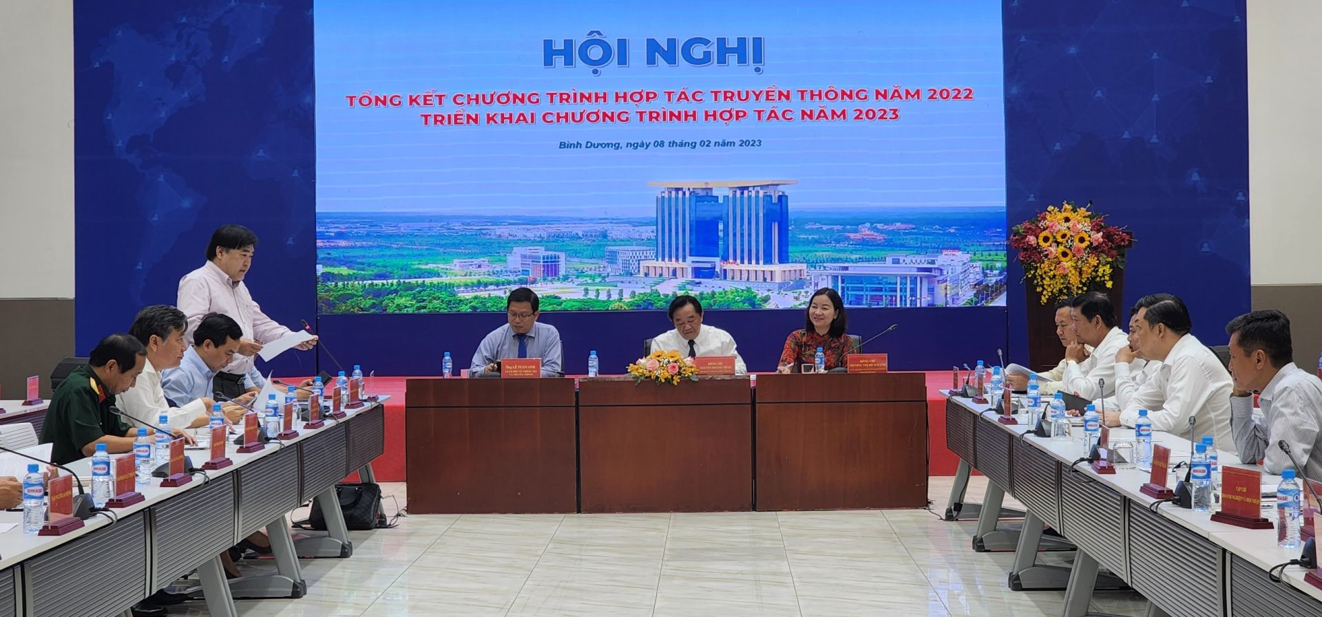 To&amp;agrave;n cảnh Hội nghị chương tr&amp;igrave;nh hợp t&amp;aacute;c truyền th&amp;ocirc;ng năm 2022, triển khai chương tr&amp;igrave;nh hợp t&amp;aacute;c năm 2023