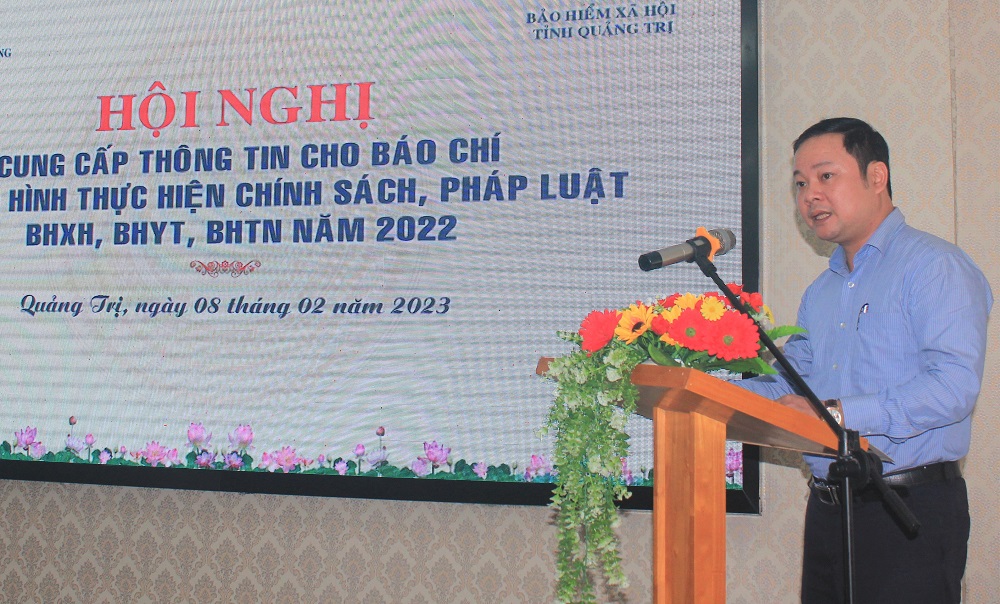 &amp;Ocirc;ng Đ&amp;agrave;o C&amp;ocirc;ng Tuấn - Ph&amp;oacute; GĐ BHXH tỉnh Quảng Trị cung cấp th&amp;ocirc;ng tin cho B&amp;aacute;o ch&amp;iacute;